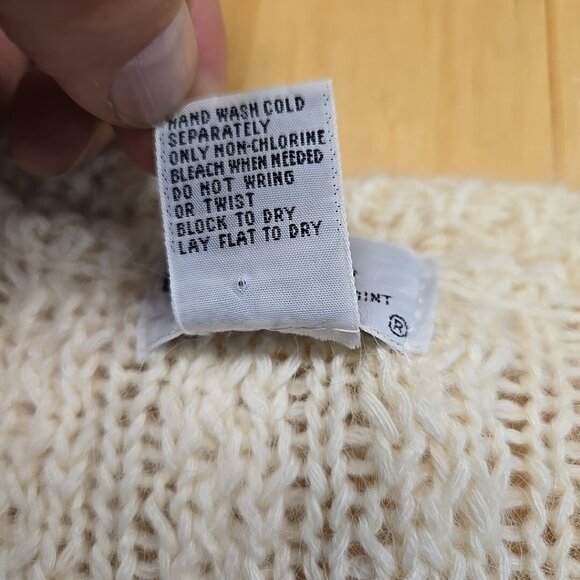 VTG All Points Reference Point Sweater Vest Womens Size Large Mohair Silk Blend - Picture 10 of 10